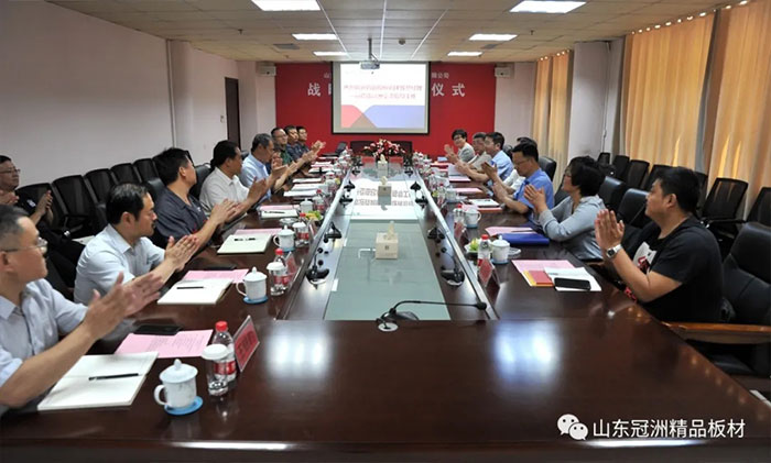 首钢股份刘建辉总经理一行到冠洲走访交流 双方赓续战略合作关系