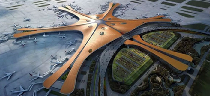 北京大兴国际机场于新中国成立70周年之际投入运营.