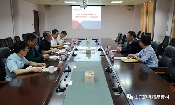 中国钢结构协会常务副会长刘毅到冠洲调研 中国钢结构协会常务副会长刘毅到冠洲调研