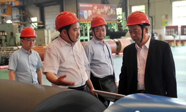 中国钢结构协会常务副会长刘毅到冠洲调研 中国钢结构协会常务副会长刘毅到冠洲调研